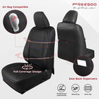 FREESOO Custom Leather Seat Covers for Toyota Corolla L LE Series 2014-2019 | Sedan, Full Set, Waterproof, Airbag Compatible, Scratch-resistant, Anti-slip, Protector Cushion, Durable Material, Easy-clean - Image 3