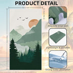 2 Pack Car Towel Seat Covers with Storage Bag, Multifunctional Towel for Gym Outdoor Sport, Picnic, Beach, Pet Dog Travel,Non-Slip Washable Car Seat Protector (Landscape Painting) - Image 4