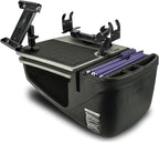 AutoExec AE-GMCD-PM-PS-TAB-GT GripMaster Car Desk for Your Vehicle Workstation and Mobile Office, Grey with Phone Mount, Printer Stand and Tablet Mount | Phone Mount, Printer Stand, Tablet Mount, Vehicle Workstation, Mobile Office by AutoExec