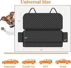Meolsaek Dog Car Seat Cover Back Seat,Waterproof Nonslip Seat Protector | 600D oxford fabric,55"x45" size fits most cars,trucks,SUVs,Anti-slip,Waterproof,Easy to clean dog seat cover for back seat - Image 5