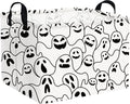 Halloween Ghost thriller basket,Empty Halloween basket,Horror and thriller decor,Trick or Treat Box for Boys and Girls,Horror decor(Ghost) by FXOCSHE