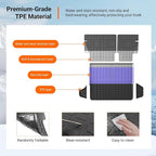 powoq Cargo Mat & Backrest Mat Compatible with 2018-2024 Chevrolet Equinox | TPE All Weather Protection Replacement for 2018-2024 Chevy Equinox GMC Terrain Accessories (Trunk Mat+Backrest Mats) - Image 5