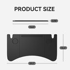 YONZEE Foldable Desk Food Tray (Carbon Edition) for Tesla Model Y Model 3 S X Y Juniper Accessories- Upgraded Table with Support Leg for Dining, in-Car Work, Travel and Outdoor (1 Pack) - Image 7