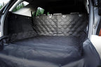 Bulldogology SUV Cargo Liner for Dogs 55"x106" Heavy Duty Pet Trunk Cargo Cover - Dog Car Seat Cover Waterproof Nonslip - Dog Hair, Muddy Paws, Scratches Cover Protector for Cars Vans (X-Large, Black) by BulldogologyPetSolutions