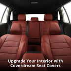 Custom Seat Covers for Toyota 2021-2026 Corolla Hatchback (Full Set,Wine) | 1:1 Custom Fit,Factory Look, - Image 3