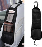 Car Seat Side Organizer, Seat Side Storage Pocket, Multifunctional Mesh Net Pocket, Car Multi-Pockets Backseat Organizer Side Hanging Bag for Storage Coins, Cell Phones, Glasses (Black, 1PCS) by Unknown