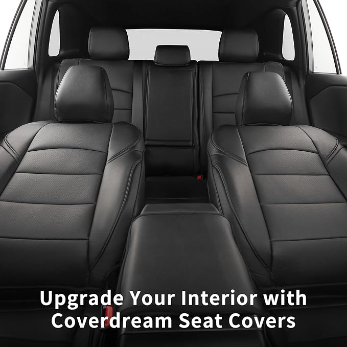 Custom Seat Covers for Toyota 2021-2026 Corolla Hatchback (Full Set,Black) | 1:1 Custom Fit,Factory Look,Easy Installation,Waterproof & Easy to Clean,Faux Leather,Breathable / Pet Friendly - Image 3