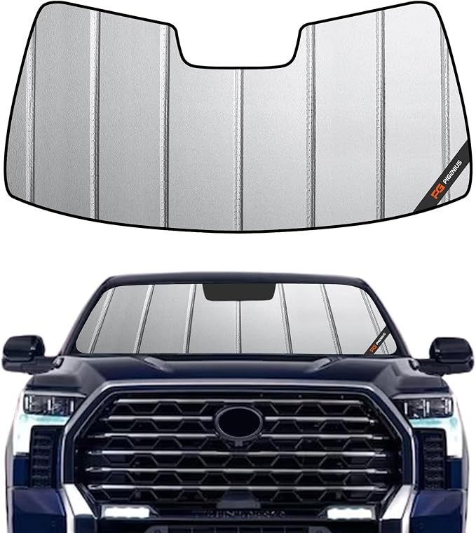 Pigenius Windshield Sun Shade for Toyota Tundra 2022-2026 Front Window Sunshade - Safeguard by Pigenius