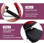 Frienda 20 Pcs Car Sun Visor Clip Sunglasses Holder,Classic Color | Visor Clips for Eyeglasses, Securely Holds Glasses, Ticket Card Holder, Metal Shell Spring Clip, For Women Men Drivers - Image 5