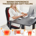 Heated Seat Cushion for Office Chair - Thick and Soft Warm Seat Cover in Winter- Easy Controller to Relieve Fatigue - Comfortable Heating Pad with Power Adapter for Home Etc. - Image 2