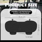 Car Bench Seat Cover with 2 Storage Slots,Breathable Backseat Car Covers to Protect Rear Seats from Dust/Scratches,Non-Slip Back Seat Cars Cover Fit for Most Cars/SUVs - Image 2