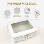 Clear Makeup Bag with Mini Cosmetic Bags,Travel Toiletry Bag for Women,Portable Cosmetic Bag Case, Transparent Waterproof Cosmetic Organizer Storage Bag for Women Men - Image 3