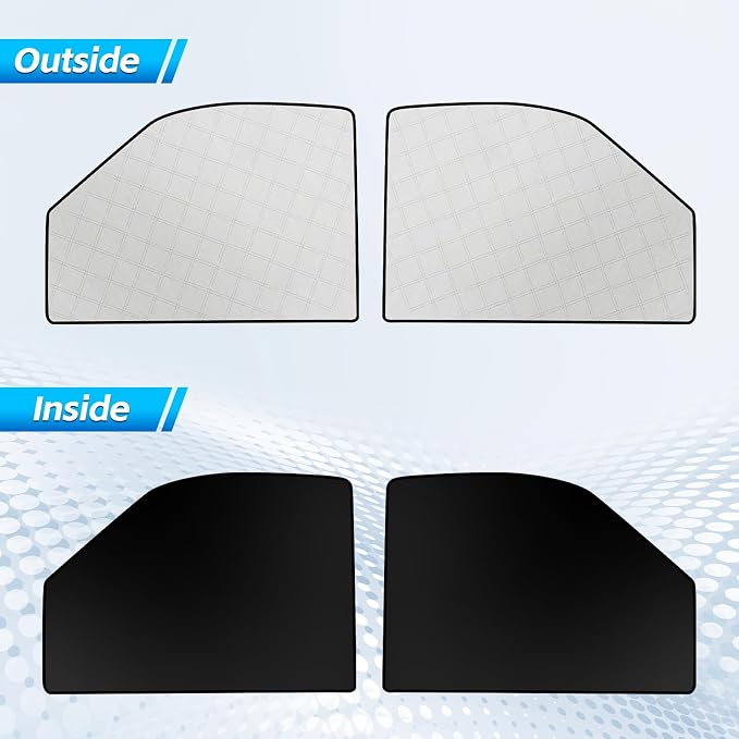 Magnetic Side Window Sun Shade for Chevy Express Savana 96-26 | Fits GMC Savana & Chevrolet Express 1500 2500 3500 Van RV, Easy Magnetic Install, Blackout Privacy Cover, Insulated - Image 5