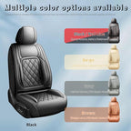 Fit Avalon Premium Leather Car Seat Covers for Toyota Avalon 2001-2021 2022 - Waterproof，Breathable，All-Weather Seat Cushion Protecto & Airbag Compatible, Full Set Black - Image 5