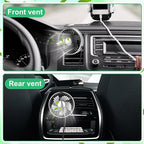 Glooglitter 2 Pcs Car Fan USB for Rear Seat Passenger Portable Headrest 360 Degree Rotatable 3 Speed 12v/ 24v Automobile Ventilation Fan with Clip for SUV Backseat, RV, Vehicles(Novelty,Silver) - Image 6