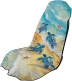 SEANATIVE Breathable Car Seat Towel Cover Sweatproof Automotive Towel - Sweat Towels for Workout, Running & Outdoor Adventures, Beach Turtle Print by SEANATIVE