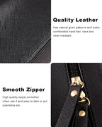 Clear Makeup Bag Set for Women, Travel Black Makeup Pouch Waterproof Cosmetic Bags with Zipper Clear Toiletry Bag for Traveling Small Make up Pouch for Purse Mini Cosmetic Case Car Organizer - Image 5