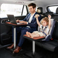 Car Seat Tray Table, Multi-Function Adjustable Car Laptop Desk (Mini) | Two-in-One Office Desk/Footstool Set, Car Tray,Car Desk for Laptop,Portable Car Table,for Front Passenger/Rear/Driver Seat by PNZOZO