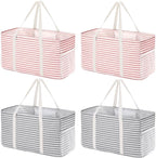 Lifewit Extra Large Tote Bag, Reusable Grocery Bags with Metal Wire Frame and Handles by Lifewit