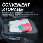 Sweat Towel Car Seat Cover Protector Front Seats for Gym Workout, Running, Swimming, Beach and Hiking, Waterproof Universal Seat Cover for Car, Trucks, Van & SUV (1, Strawberry, Front) - Image 5
