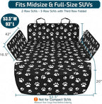 Veckle SUV Cargo Liner for Dogs - Trunk Cover with Bumper Flap Protector | Waterproof Pet Cargo Cover with Side Flaps, Dog Car Seat Cover with Non-Slip Trunk Mat, Prevents Scratches Pet Hair Mud Dirt - Image 2