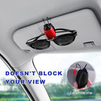 5 PCS Car Sun Visor Clips, Compact Auto Sunshade Sunglasses Clip Ticket Card Holder, Universal Sun Visor Organizer Eyeglasses Mount for Most Vehicles (Blue+Red+White+Black+Gray) - Image 6