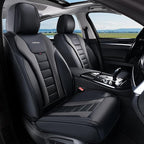 Coverado Car Seat Covers, Front Covers for Cars, Car Seat Cover Front Seats, Automotive Seat Cover, Waterproof, Leather Car Seat Cushion, Universal Interior Covers Seat Protectors for Most Cars by COVERADOAUTO