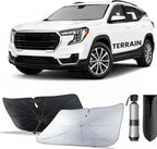 Windshield Sun Shade Umbrella，Foldable Car Window Shades, Automotive Sun Visor Block Heat Insulation Protection, Front Sun Shade for Cars Windshield for Hatchback, Truck, SUV, MPV (56" Lx31 W) - Image 2
