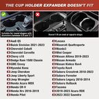 Frokom Cup Holder Expander for Car,Upgraded Car Cup Holder Expander Adapter with Offset Adjustable Base and 8" Tray, Fit Most Large Bottles and Mugs-Yeti Ramblers 14/24/36/46oz, Hydro Flasks 32/40oz - Image 6