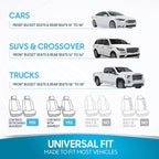 BDK UltraFit Waterproof Towel Seat Covers for Cars - 1 Piece Washable Cloth Car Seat Cover Towels Front Seats - Sweat Seats Protector for Gym, Swimming, Surfing, Running - Universal Fit for Most Cars - Image 8