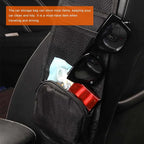 2PCS Car Seat Side Organizer, Front Seat Storage Hanging Bag Mesh Pocket Stuff Holder, Multi-Pocket Vehicle Storage Net Organizer for Drink Glasses Phone Wallet, Car Accessories - Image 6