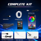 Interior Car LED Strip Lights, RGB 6 in 1 Car Ambient Lighting Kit | 16 Million Colors, Music & Mic Mode, Remote Control, Easy Installation, Plug and Play, LED Lights for Car Accessories - Image 10
