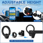 Car Phone Holder for Honda Civic 11th Gen 2022-2025 2026 7/9-Inch Screen | Strong Magnetic Cell Phone Mount for Magsafe iPhone & Sunglasses Box, 360° Hands-Free No Air Vent Blockage Stable Stand - Image 5