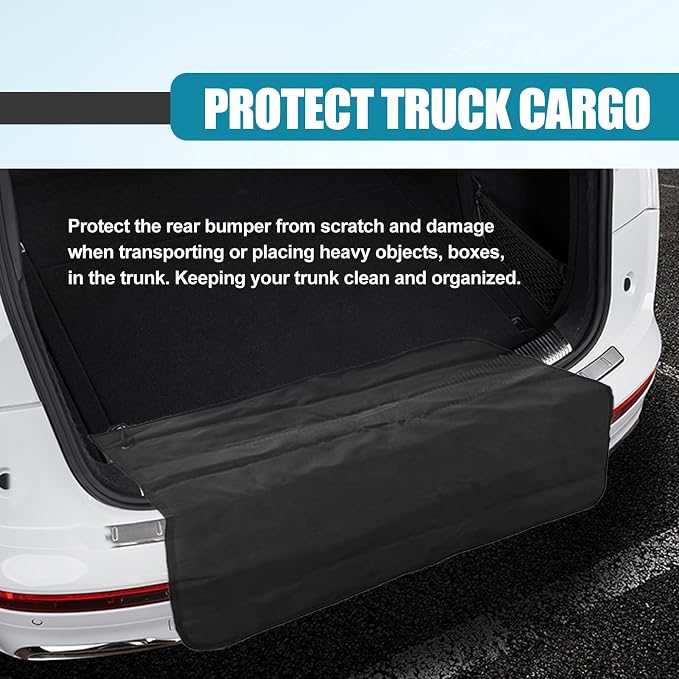 Universal Foldable Car Trunk Bumper Guard Mat Rear Bumper Protector, SUV Cargo Liner Floor Mat Liner Floor Mat Prevent Scratches, 31.4 x 25.2 Inch - Image 6
