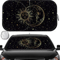 Car Windshield Sun Shade UV Reflector Foldable Front Window SUV | Blocks 98% UV Rays,Keep Interior Cool,Universal Fits Hatchback,Truck,MPV,Storage bag,57"L x 31.5"W,Car Summer Accessories by Pleneal