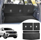Cargo Liners Backrest Mat for Ford Expedition/Lincoln Navigator Accessories 2018-2024 with Hook&Loop Rear Trunk Mat Rear Seat Back Cover Protector All Weather Anti-Slip Split Dog Liner by ZQULOYO