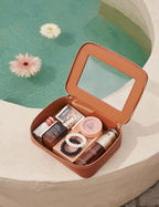 Clear Makeup Bag Toiletry Case Travel Transparent Cosmetic Bag with Zipper, Portable Make Up Organizer Traveling Compact Car Bag for Essentials - Image 6