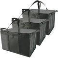 Bodaon 3-Pack Insulated Food Delivery Bag for Hot and Cold Meal, XXXL, Black, Grocery Tote Insulation Bag for Catering, Large Pizza Warmer by Bodaon