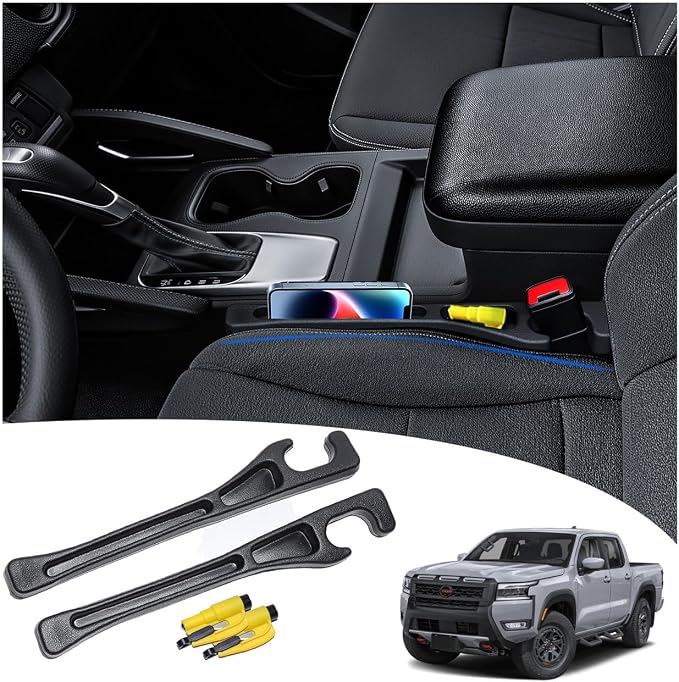 【Compatible with Nissan Frontier】 Car Seat Gap Filler | No Drop Seat Guard Compatible with Nissan Frontier Accessories Drop Seat Guards for Cars(2Pcs) Car Escape Tool(2Pcs) by OfficialFlagship