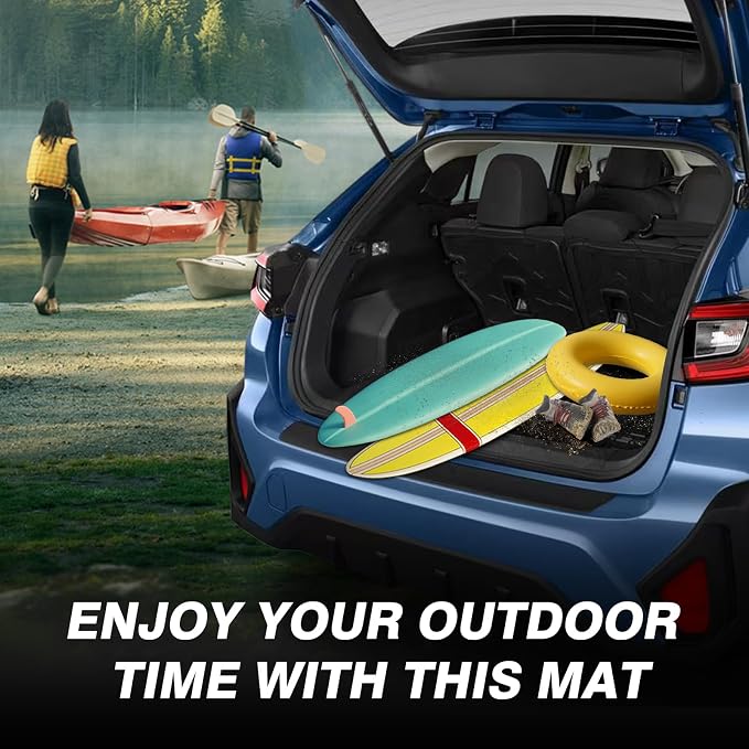 Powerty Trunk Mat for Subaru Crosstrek 2024-2026, All Weather TPE Cargo Mat Liner for Crosstrek Rear Trunk - Image 8