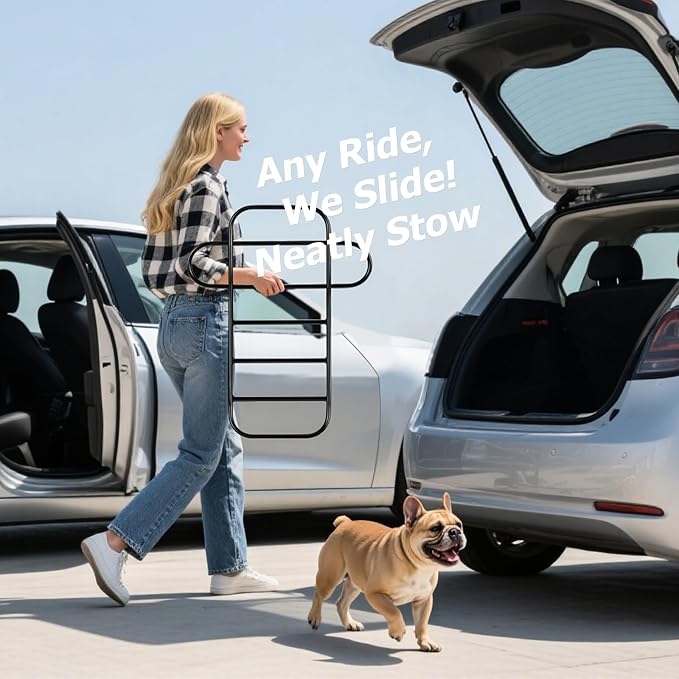 Metal Car Dog Barrier for Small to Medium Dog,Hard to Climb Over,Durable Pet Barrier for Car,Elastic Ropes & Buckle Straps Firmly Fixed,Easy Installation,Limited Lifetime Warrnaty - Image 6