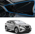 Windshield Sun Shade Umbrella for 2015-2026 Ni-ssan Murano | Full covered for windshield, Block UV Rays, Heat Reduction, Easy to install, Durable & Fold Up Small by YYCKE