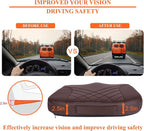 kingphenix Memory Foam Car Seat Cushion for Driving Comfort and Office Use | Coccyx and Lower Back Pressure Relief, Non-Slip Seat Cushion for Cars, Trucks, SUVs, Long Drives and Office Chairs, Brown - Image 2