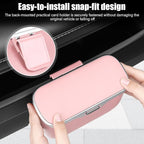 UYYE Car Trash Can, Car Garbage Bin with Lid & Handle - Leak-Proof Mini Trash Can for Car, Truck, SUV - Essential Car Accessories for Organization (Pink) - Image 3