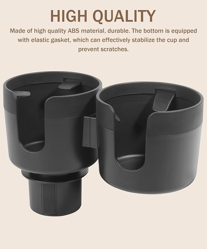 bylikeho 2-in-1 Cup Holder Expander,Multifunctional Car Cup Holder Expander Adapter for Car with Expandable Insert, Fits Yeti,Car Accessories - Image 3