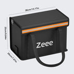 Zeee Lipo Battery Bag Fireproof Explosionproof Safe Bag Extra Large Capacity Lipo Battery Storage Guard Safe Pouch for Charge & Storage(14.17 * 7.87 * 9.84in) - Large Size - Image 2