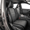 EKR Rav4 Seat Covers Custom Fit for Toyota Rav4 (Hybrid) Woodland/Limited 2026,Waterproof Leather Car Seat Cover Full Set for SUV,Faux Leather(Black/Gray) by EKR