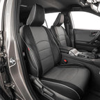 EKR Rav4 Seat Covers Custom Fit for Toyota Rav4 (Hybrid) Woodland/Limited 2026,Waterproof Leather Car Seat Cover Full Set for SUV,Faux Leather(Black/Gray) by EKR