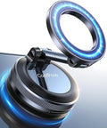 Coolpow【Newest Vacuum Magnetic Phone Holder for Car Phone Holder Mount【Movable Vacuum Suction】 Magsafe Car Mount Cell Phone Holders for Your Car Accessories for Women Men for iPhone 17 16 -Black by Coolpow