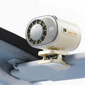 2026 Car Clip on Fan Air Conditioner with Led Display (White) | Mini Clip Fan Portable Personal Clip-On Air Conditioner for Shirt Silent Rechargeable Exhaust for Kitchen by Unknown